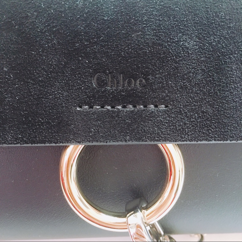SOLD! Chloe black mini Faye wallet crossbody bag - Picture 3 of 8